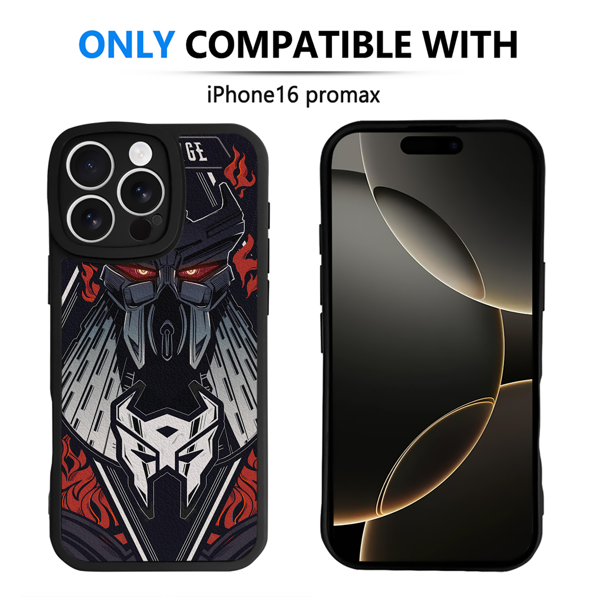 （画像用） Transformers トランスフォーマー 【iPhone 16シリーズ対応】シリコンスマホケース（レザー調） 材質：シリコン